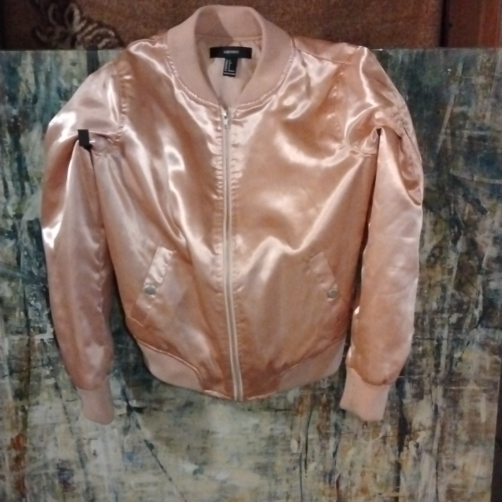 Light pink silky Jacket